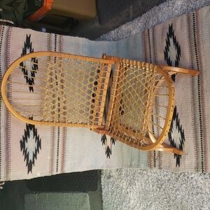Rare Vintage Vermont Tubbs Forestdale VT Snowshoe Sno Su canoe seat ice fishing